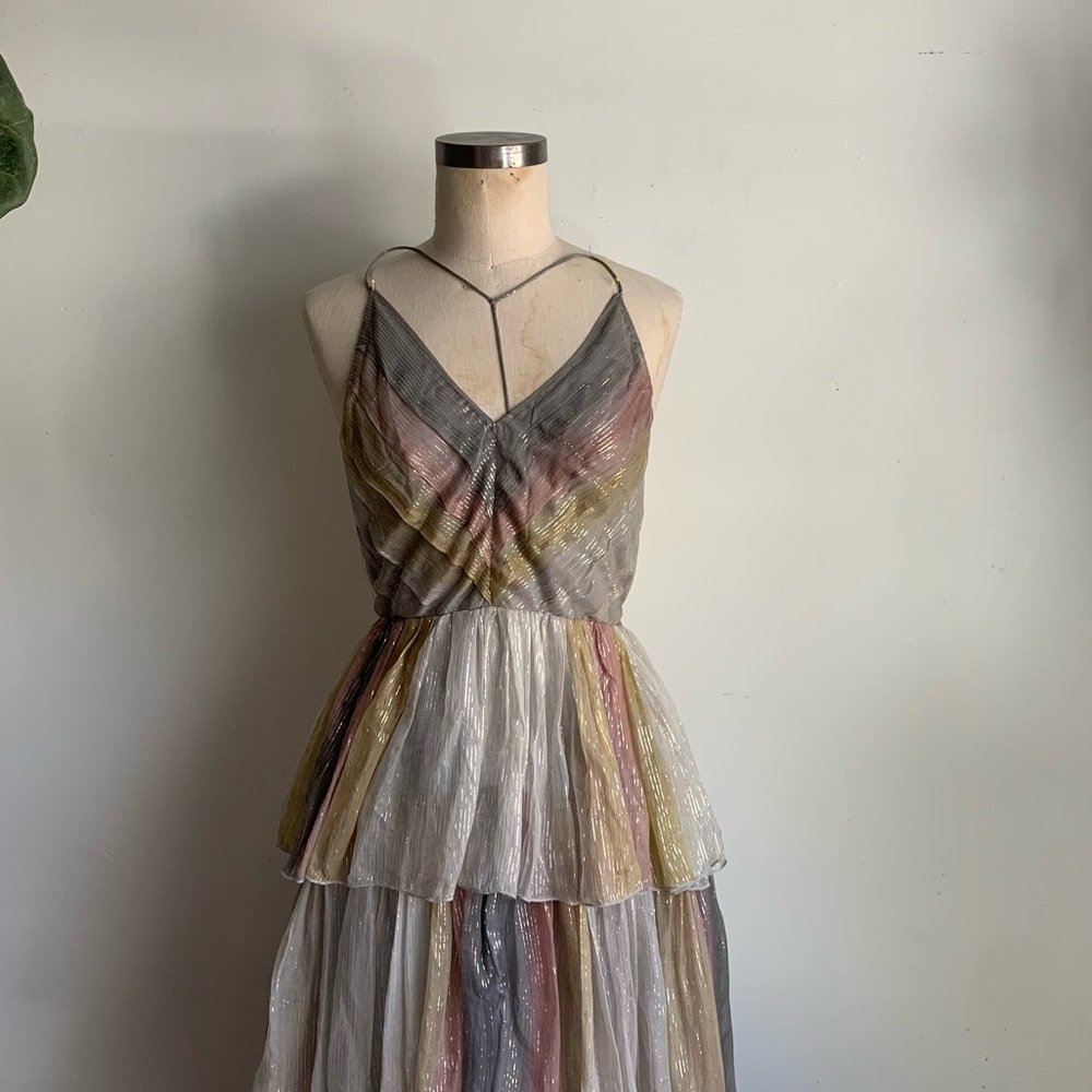 Kimchi Blue UO Maxi Metallic Dress 2